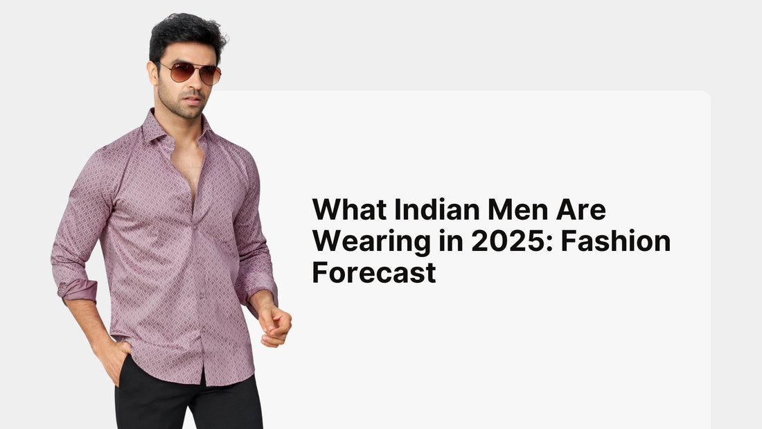 What Indian Men Are Wearing in 2025: Fashion Forecast