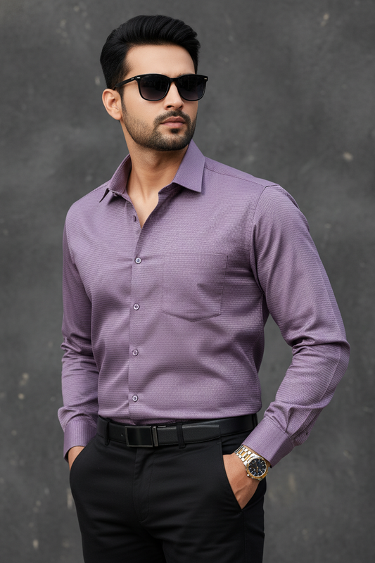 Atlance Classic Onion Solid Formal Shirt - Slim Fit-FRM