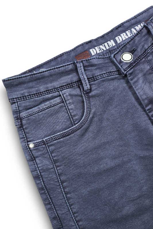 Men Blue Narrow Fit Jeans | Sulphur Plain-18