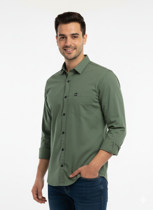 Solid Color Casual Shirts for Men | DARD PISTA