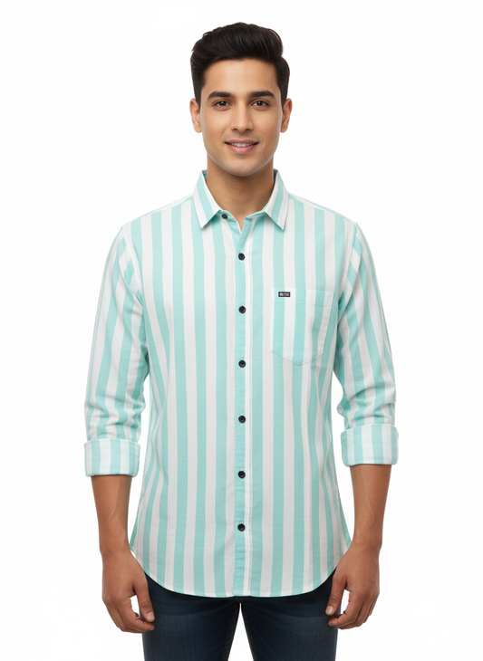 Striped Color Casual Shirts for Men | Pista