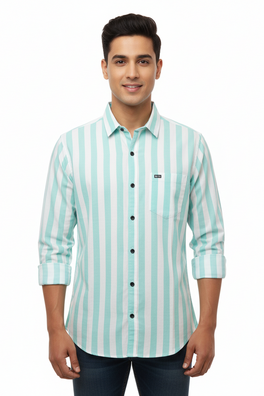 Striped Color Casual Shirts for Men | Pista