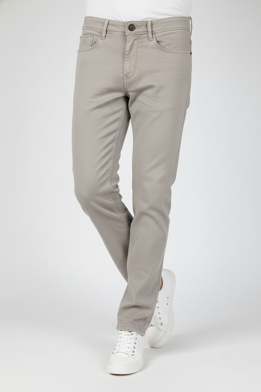 Premium Cream - Narrow Fit Jeans For Men AT-JEANS 251138451