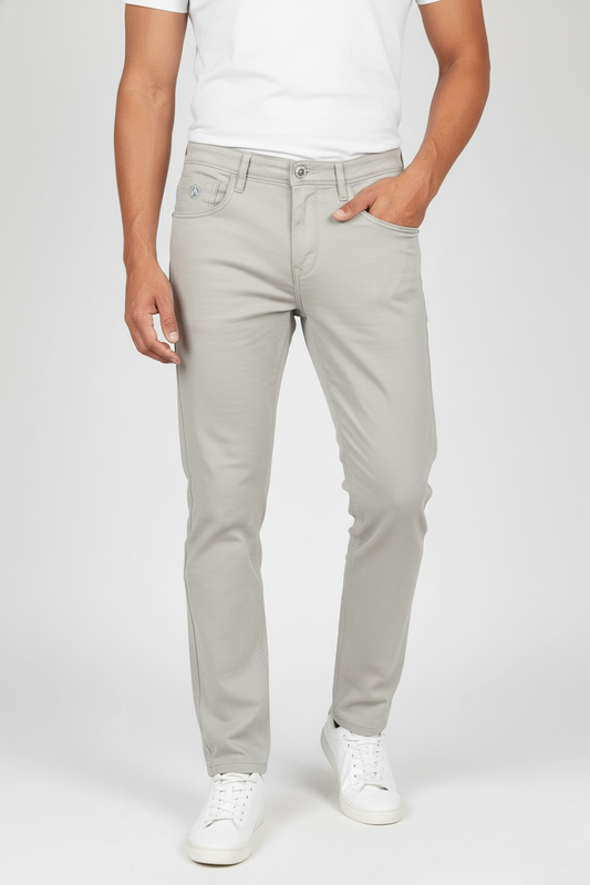 Stylish Men Light Grey Jeans Pant - Comfort Stretch AT-JEANS 251173228