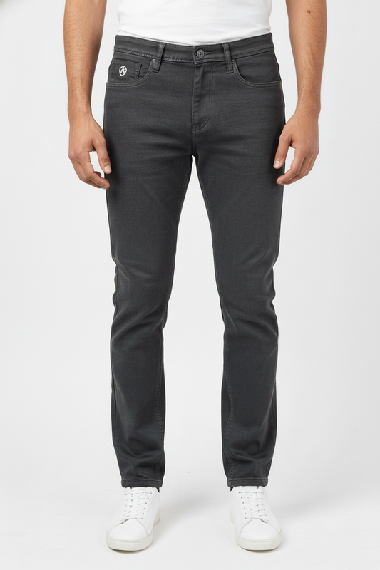Stylish Men Dark Grey Jeans Pant - Comfort Stretch AT-JEANS 251173228