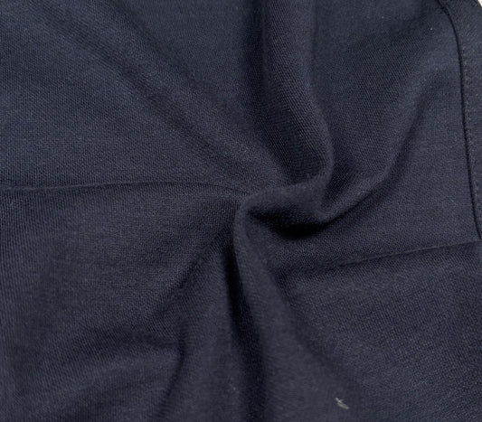 MENS NAVY BLUE COLOUR PURE COTTON HOSIERY MID-RISE TRACKPANT