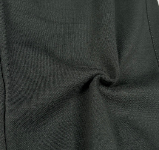 MENS OLIVE COLOUR PURE COTTON HOSIERY MID-RISE TRACKPANT