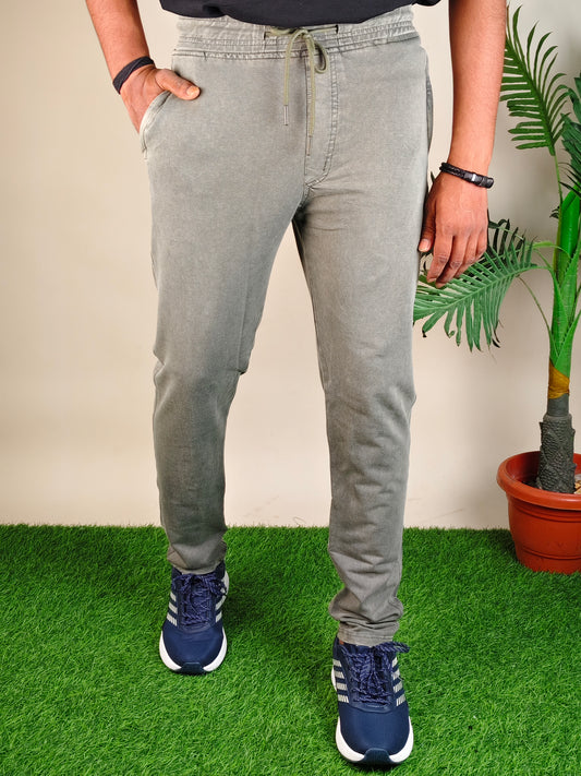 Mens  Pista Colour Sulphur Plain Trackpant – Stylish & Comfortable