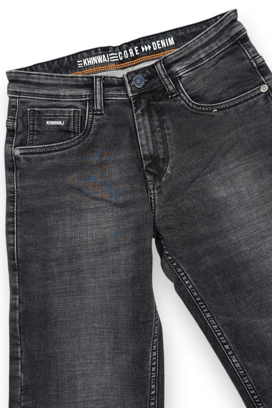 Men Carban Ankle Fit Jeans – Premium Washed Denim Pants
