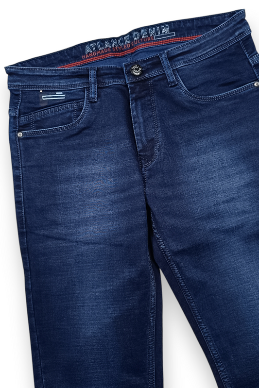 Atlance Denim Men Dark Blue Narrow Fit Jeans