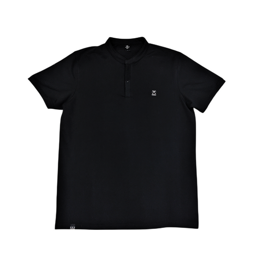 Black Half Sleeves T-Shirt for Men – Soft Sinker Fabric | Comfortable Daily Wear