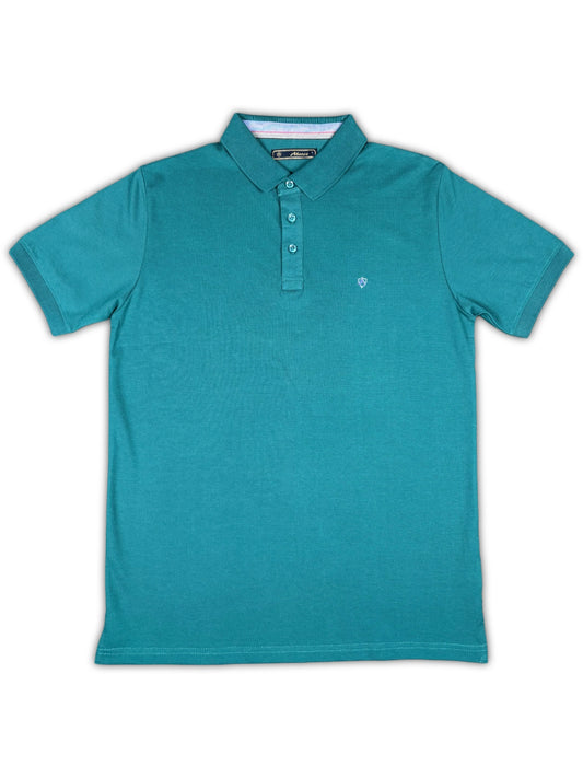 Rgreen Solid Collared Half Sleeve T-Shirt for Men | Stylish & Comfortable