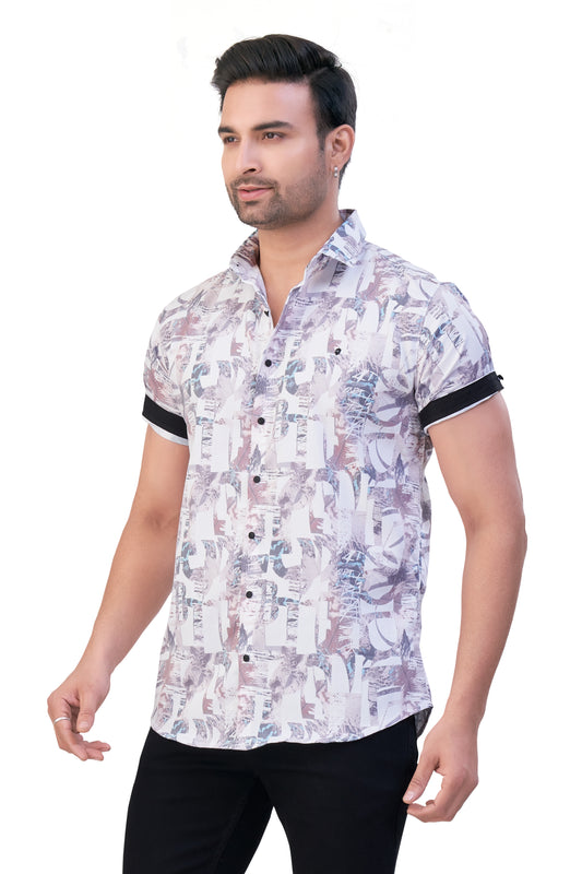 FIROZI COLOR PRINT CASUAL SHIRT