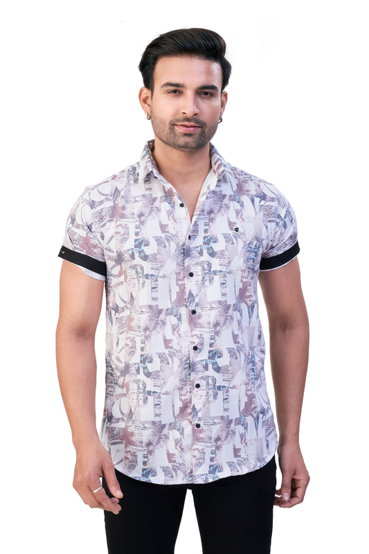 FIROZI COLOR PRINT CASUAL SHIRT
