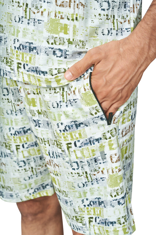 Green Printed Half Sleeves Co-ord Set – Imported Fabric | Trendy & Comfortable 251066700