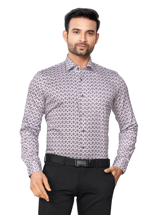 ONION COLOUR PRINTED FULL SLEEVES FORMAL SHIRT