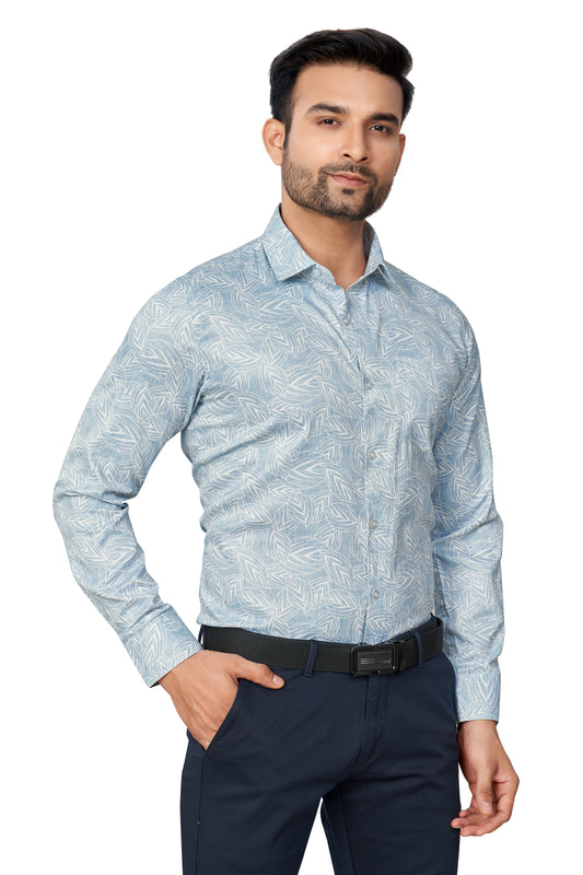FIROZI COLOUR PRINTED FULL SLEEVES FORMAL SHIRT