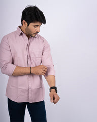 Onion color color plain casual shirt shirt for casual wear.