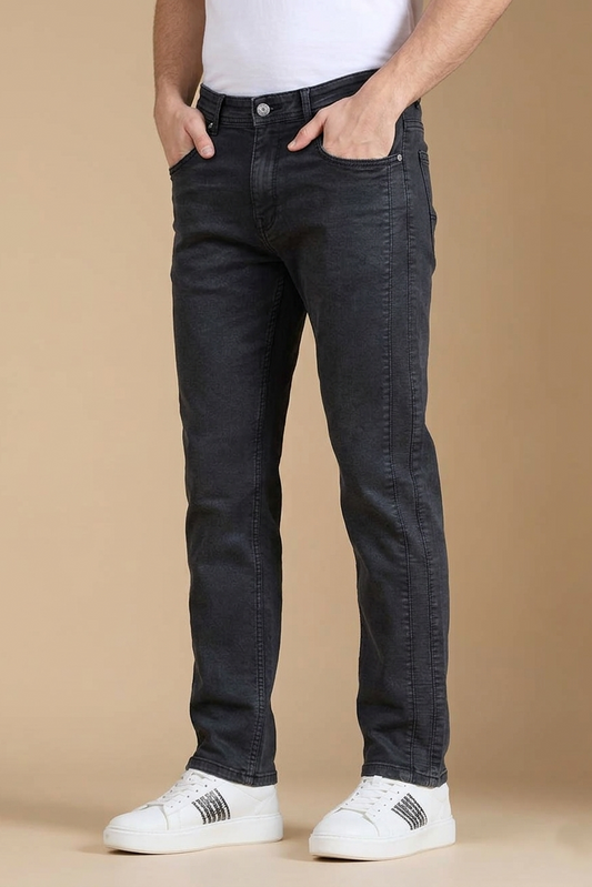 Men Black Narrow Fit Jeans | Sulphur Plain-18