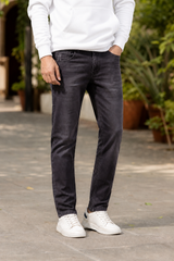 Atlance Jns Men Grey Narrow Fit Denim Jeans