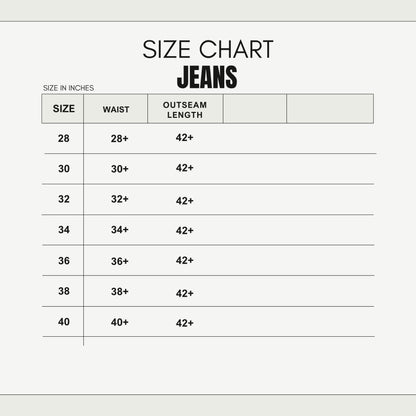Men Carbon Ankle Fit Jeans | Classic Denim 3999