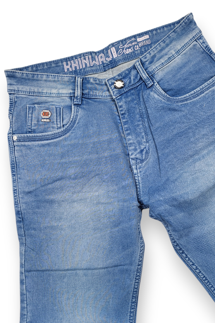 Men Skyblue Ankle Fit Jeans | Classic Denim 3999