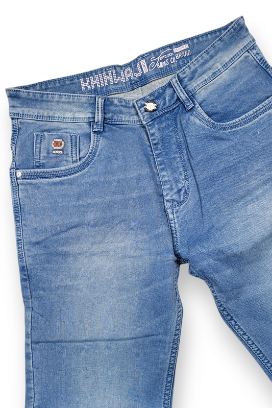 Men Skyblue Ankle Fit Jeans | Classic Denim 3999