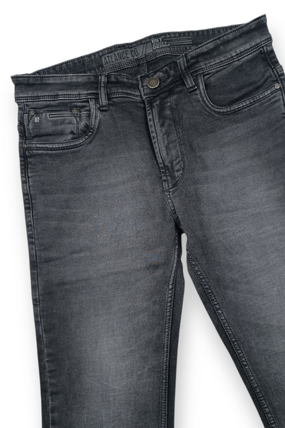Dark Grey Jeans for Men | Stylish Washed Denim