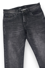 Men Black Slim Ankle Fit Denim Jeans | Premium Stretchable