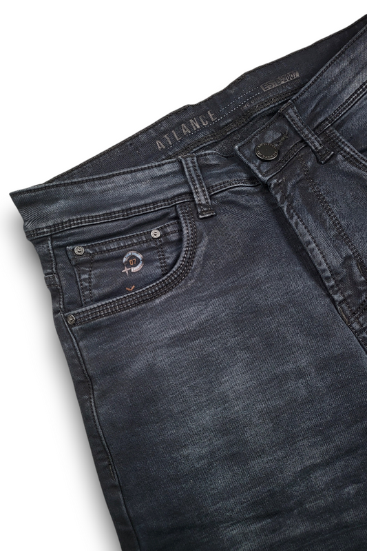 Black Narrow Fit Jeans for Men | Stylish Denim Pants