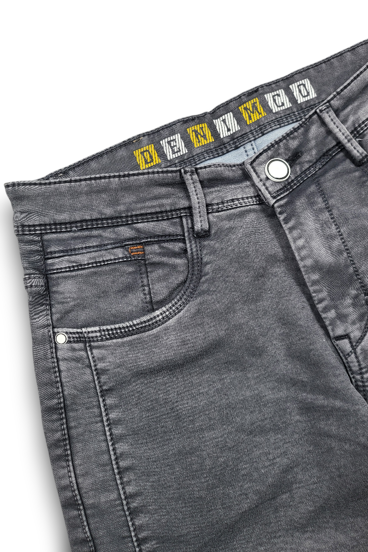 Men Dark Grey Narrow Fit Jeans | Sulphur PLAINJEAN-18