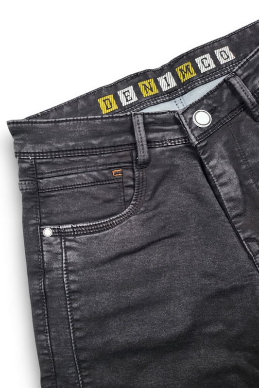Men Black Narrow Fit Jeans | Sulphur Plain-18