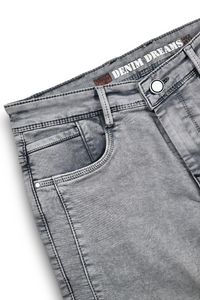 Men Light Grey Narrow Fit Jeans | Sulphur PLAIN-18PLAINJEAN-18