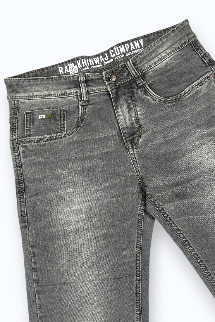 Men Olive Narrow Fit Jeans | Classic Denim 3999