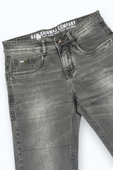 Men Olive Narrow Fit Jeans | Classic Denim 3999