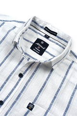 Men Blue Checks Shirt – Trendy and Comfortable Casual Wear 261049715