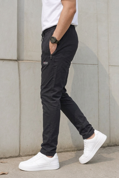Men Premium Black Track Pant | Sports & Stylish Fit KL-63