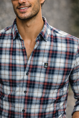 Premium Red Checkered Full Sleeve Shirt - Smart Casual Collection | Atlance FABCK