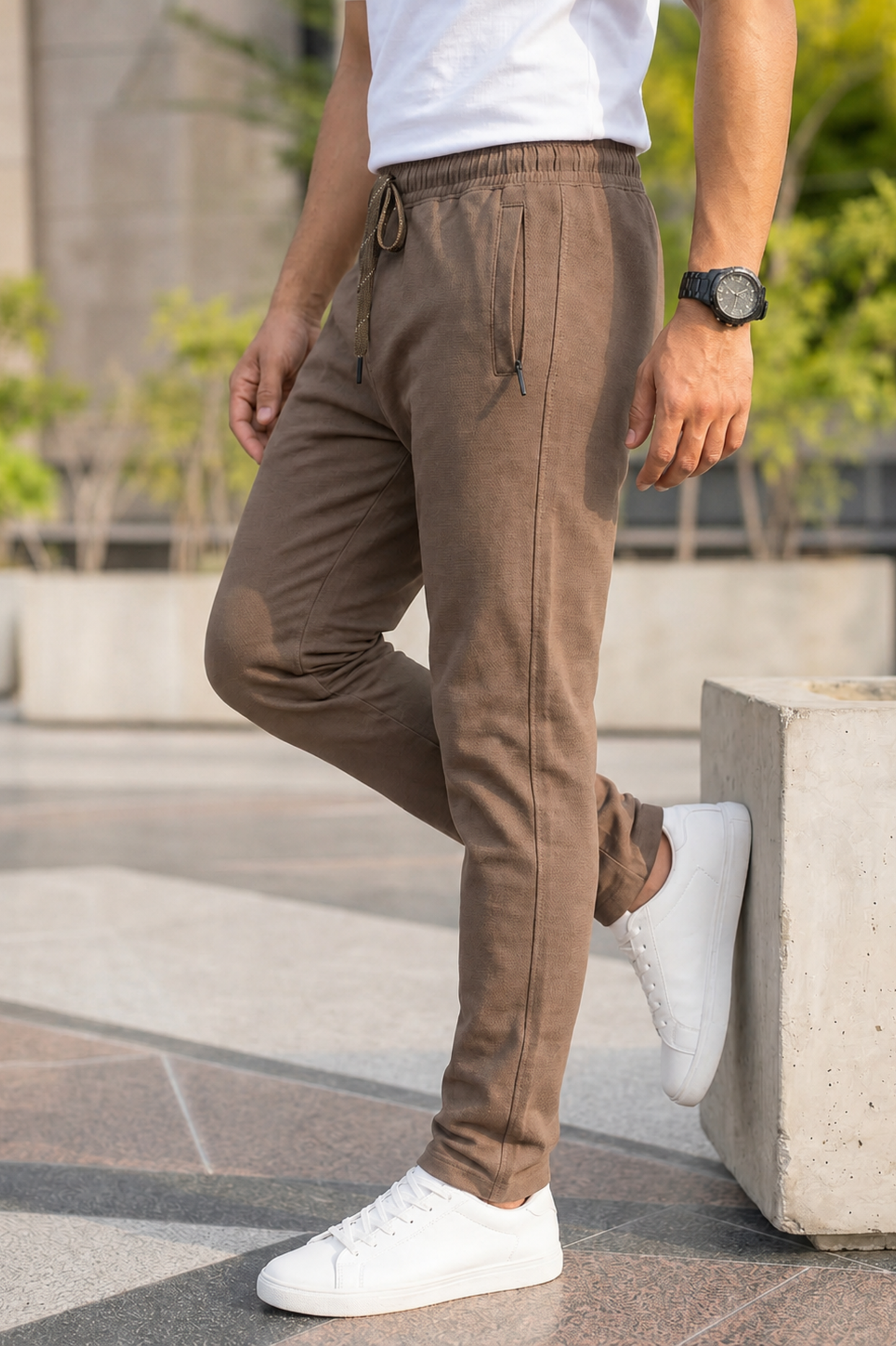 Men Premium Brown Track Pant | Sports & Stylish Fit KL-63