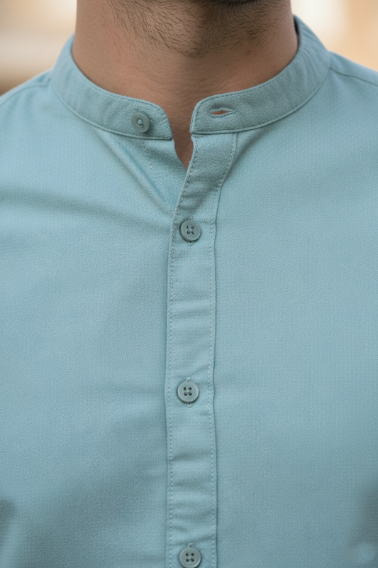 Dark Pista Solid Cotton Casual Shirt | Minimalist Style-251205753