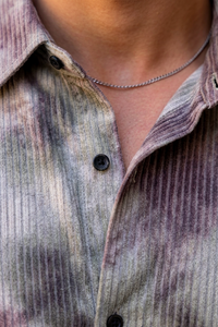 Men Onion Ribbed Tie-Dye Shirt | Long Sleeve Casual Zero 251091853