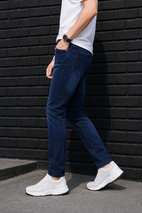 Men Premium Dark Blue Jeans | Narrow Fit | ATPNF56