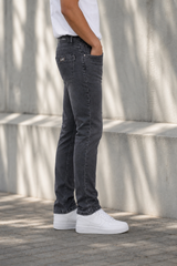 Men Carban Ankle Fit Jeans – Premium Washed Denim Pants