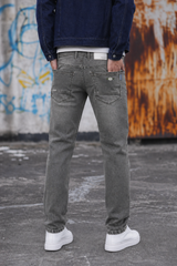 Men Olive Narrow Fit Jeans | Classic Denim 3999