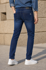 Men Blue Slim Fit Denim Jeans KJ