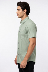 Men Casual Pista Short Sleeve Shirt - Cotton Comfort 261049774