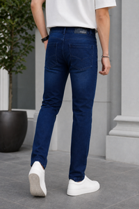 Men Blue Ankle Fit Jeans | Premium Denim  JCK-93