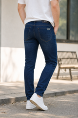 Men DNM Dark Blue Ankle Fit Jeans