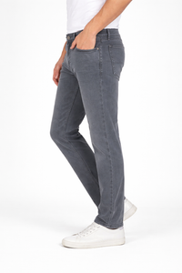 Atlance Mid-Wash Comfort Fit Jeans for Men | Grey Denim Plain AT1022