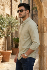 Men Premium Pista Solid Casual Shirt for Everyday Wear OXF